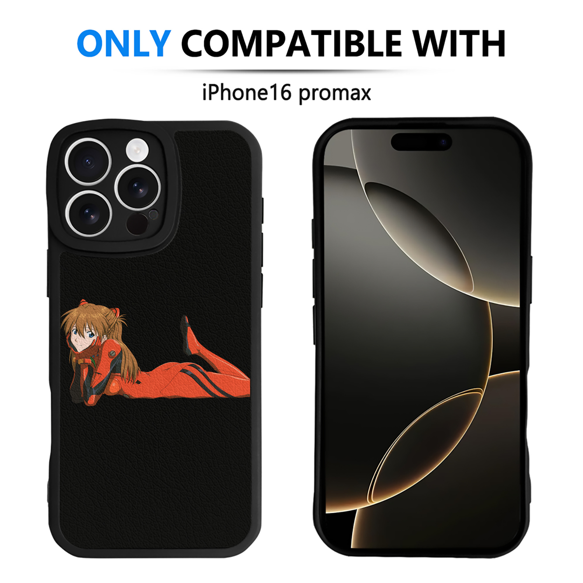 （画像用） EVA 新世紀エヴァンゲリオン 【iPhone 16シリーズ対応】シリコンスマホケース（レザー調） 材質：シリコン